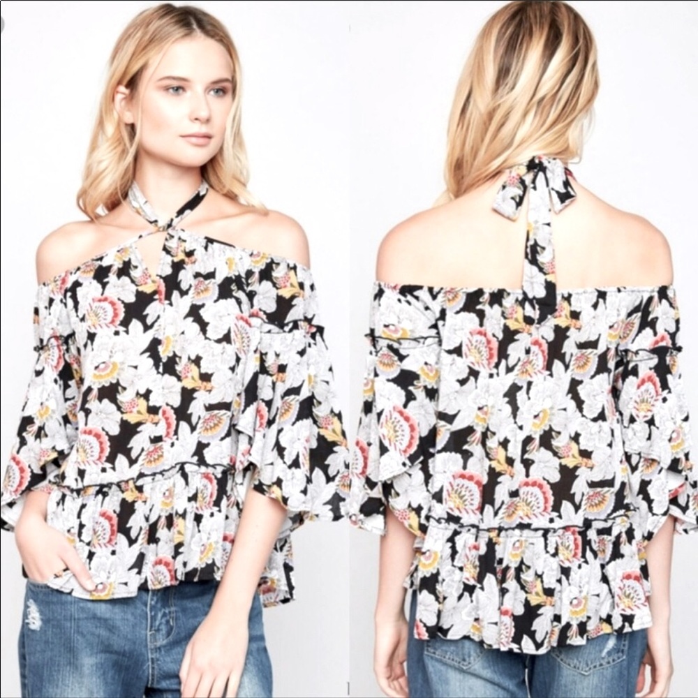 FALL | 🍁 Floral Halter Top